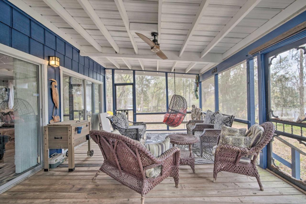 Unplugged Withlacoochee Riverfront Retreat! Bushnell Екстериор снимка
